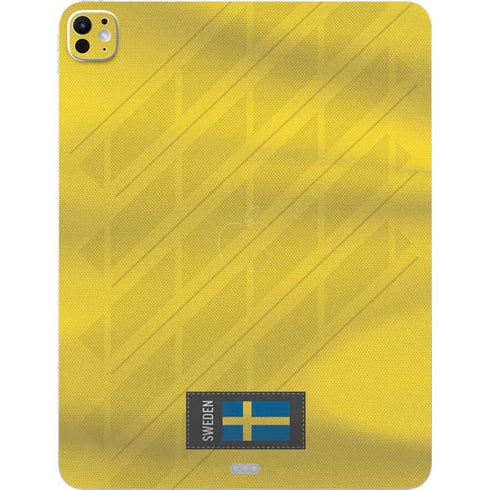Sweden Soccer Flag iPad Pro 13in M4 (2024) Skin